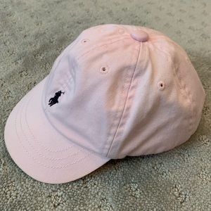 Light pink Polo hat for baby